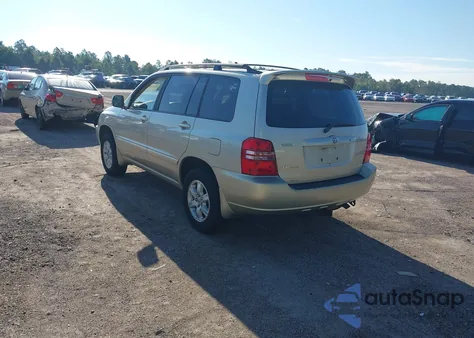 2001 Toyota Highlander из США, поврежденный, VIN JTEHF21A510035439